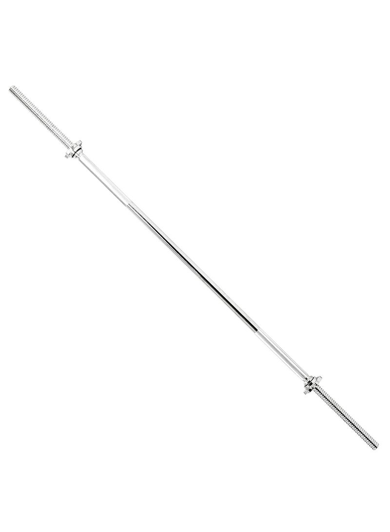 HM Sports 1.2m Straight | Chrome Weightlifting Bar for Biceps & Triceps Training