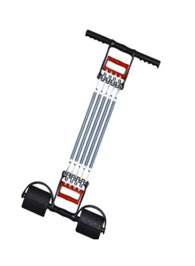 Chest Expander Arm Strength Multifunctional Exercise Fitness Muscle Training Sports for Home Gym Tummy Trimmer Hand Gripper 3 in 1 Pull-up Bars Spring Exerciser with 5 Metal Spring