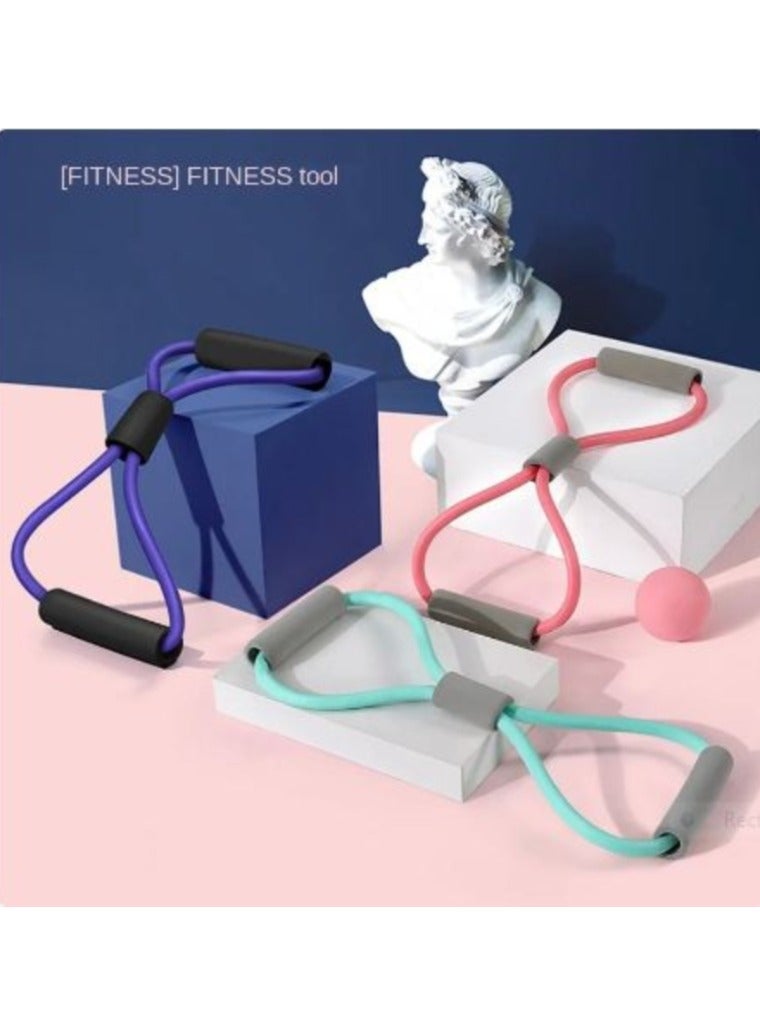 Chest Expander Fitness Resistance Band Women's Open Shoulder Beautiful Bra Straps Thin Back Rope Tensioner Yoga Equipment