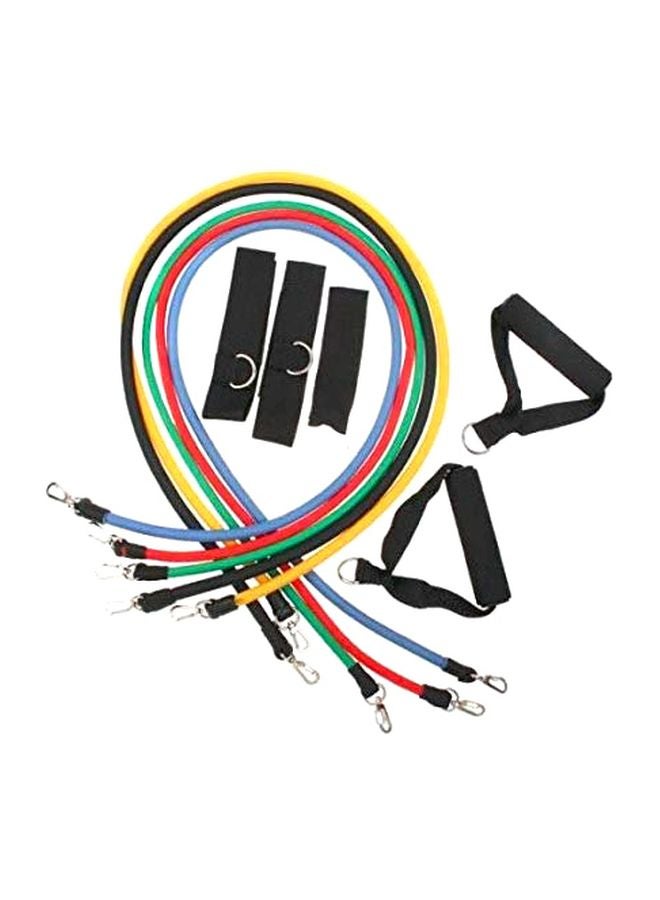 11-Piece Latex Resistance Band Set