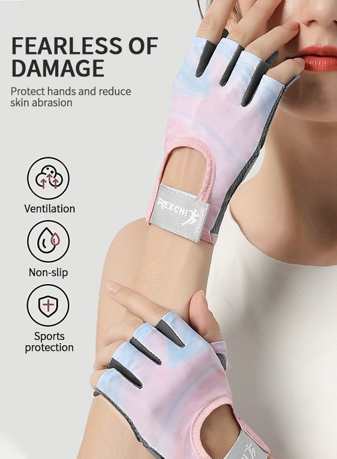 Weavke Gloves are All Protected, Gym Exercise Gloves, Refers to Joint Weight Weightless Gloves, Riding Gloves Silicone Shockproof Sports Gloves, Sports Protective Supplies