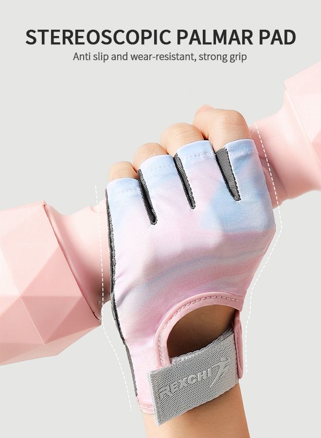 Weavke Gloves are All Protected, Gym Exercise Gloves, Refers to Joint Weight Weightless Gloves, Riding Gloves Silicone Shockproof Sports Gloves, Sports Protective Supplies