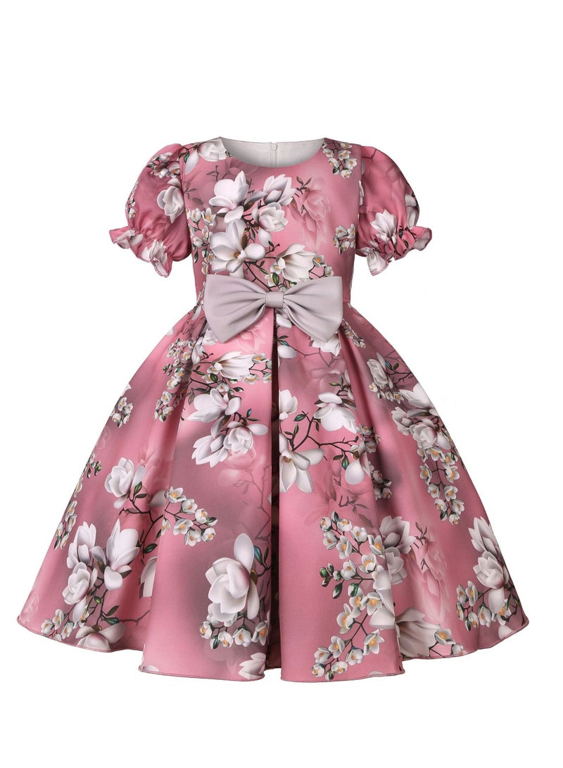 Fashion Girls Princess Dress Pink