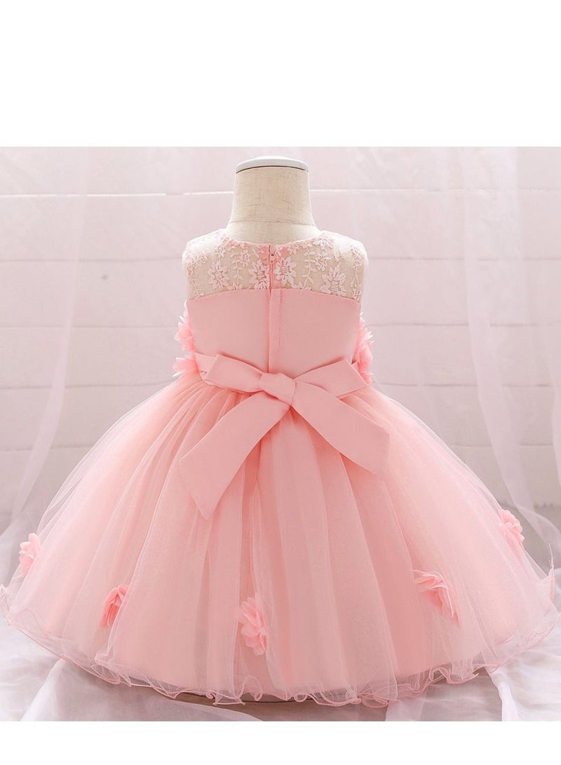 Fashionable Cute Girls Dresses Pink