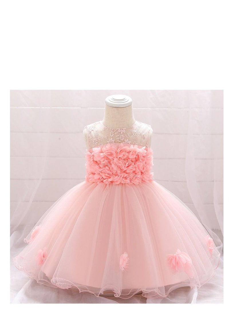 Fashionable Cute Girls Dresses Pink