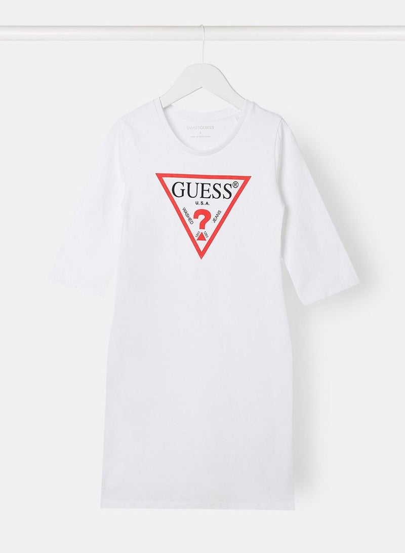 Kids Triangle Logo Dress