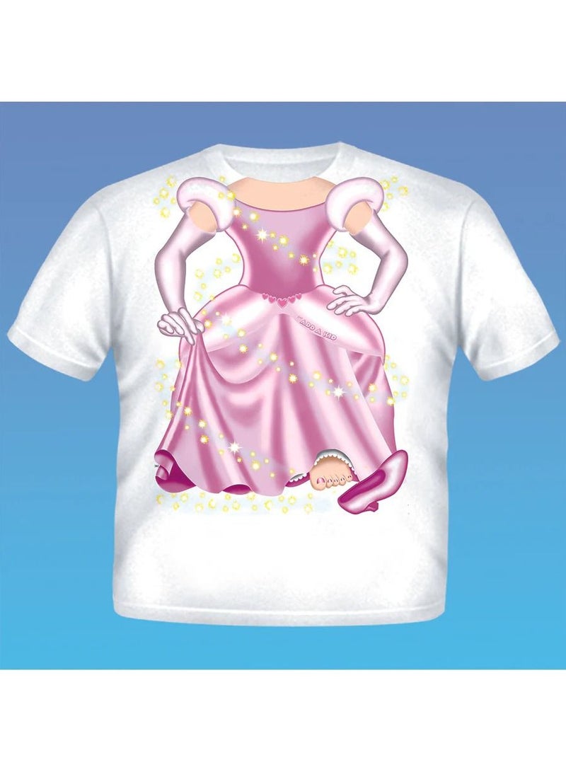 Baby Princess Cinderella Pink T-Shirt For 1 - 2 Years Baby