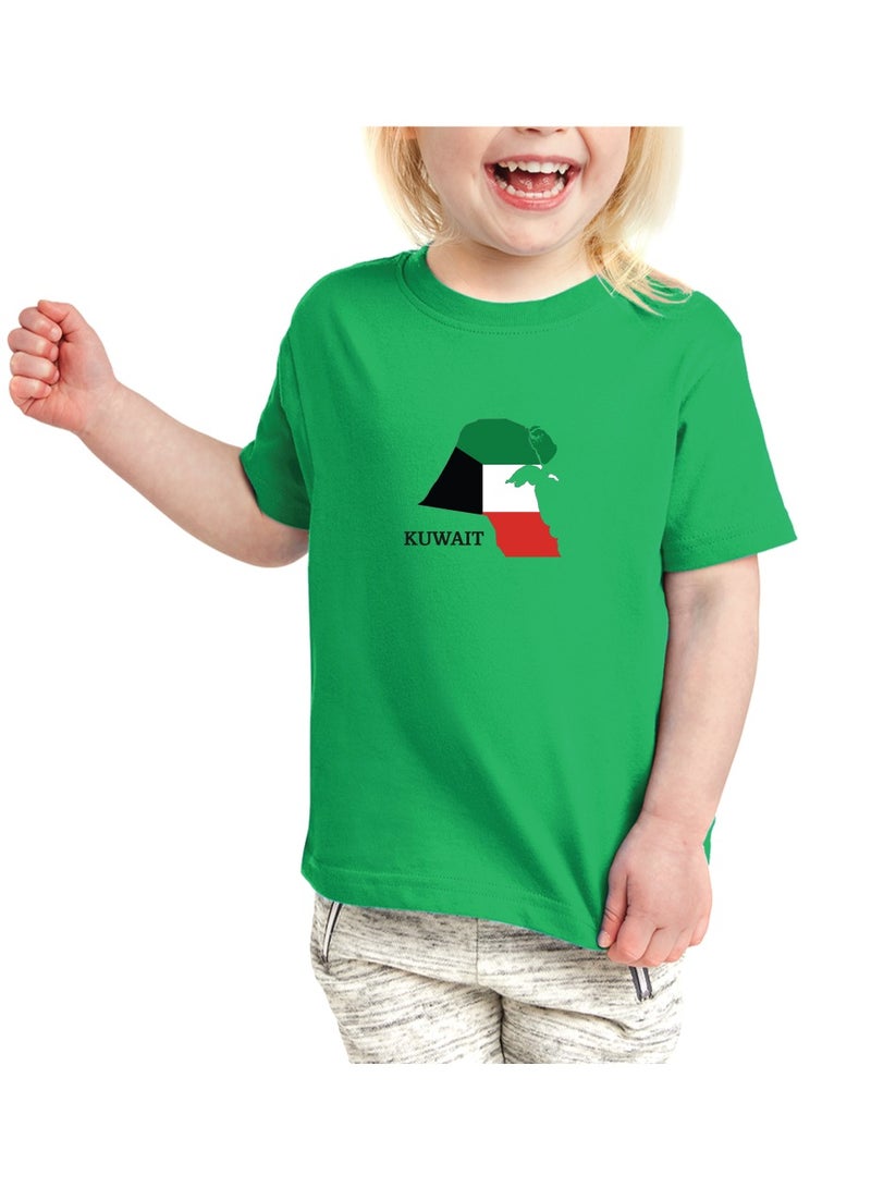 Kuwait National Day Gift Set for Girls - T-Shirt - Cap - Badge and Flag Set - Celebrate Kuwait National Day with this Kids Combo Pack in Style