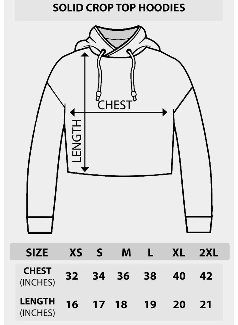 Girl's Full Sleeve Harry Potter Fan Art Theme Cotton Winterwear Cropped Hoodie Sweatshirt