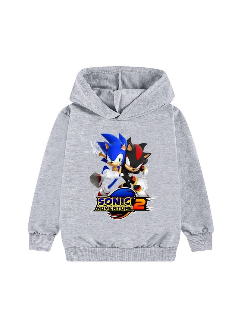 Sonic Adventure 2 Printed Hoodie Grey