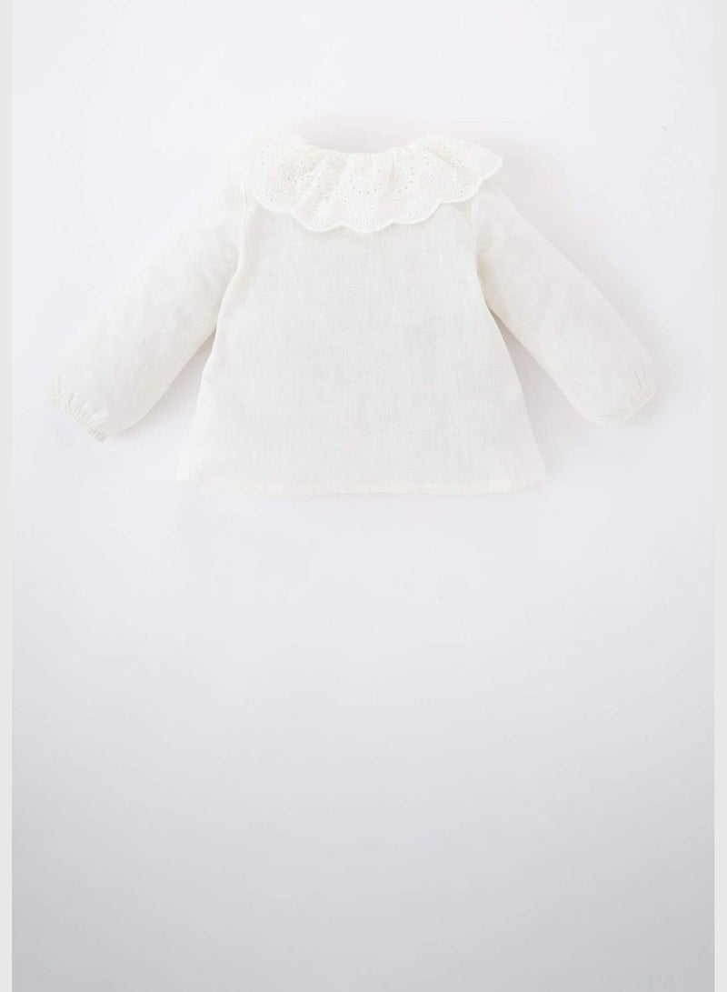 BabyGirl Woven Long Sleeve Shirt
