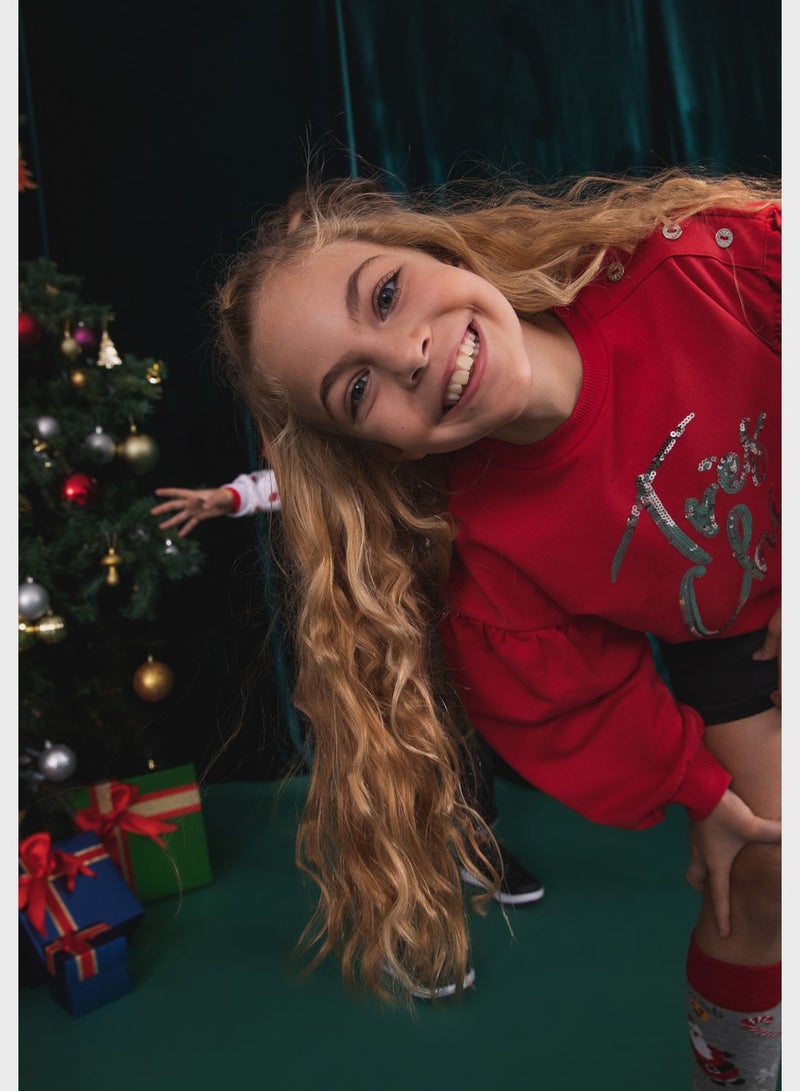 Kids Graphic Print Sweatshirt