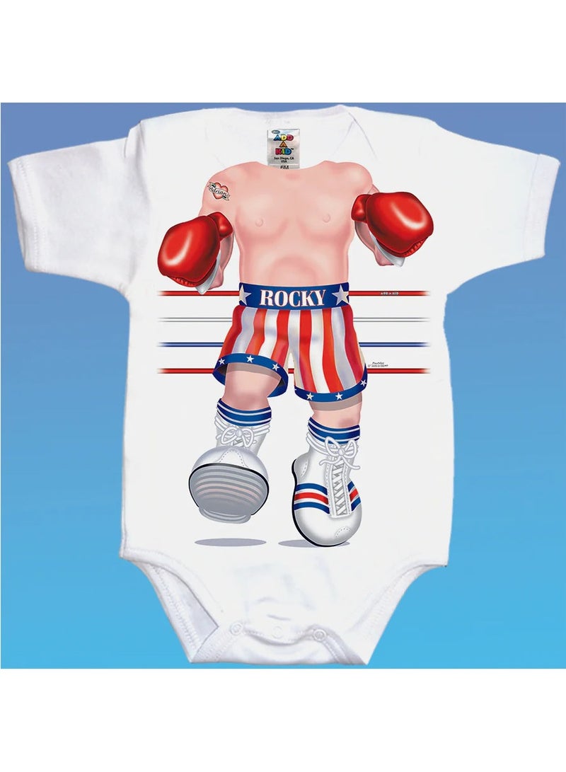 Baby Rocky The Boxer Romper For 6 - 12 Months Baby