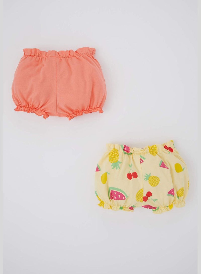 2 Pack BabyGirl Knitted Trousers