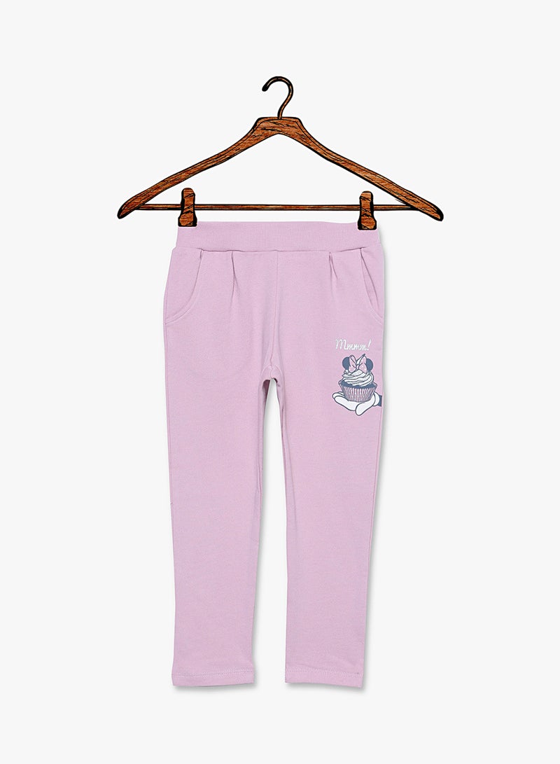 Dusty Minnie Mouse Sweatpants Pink