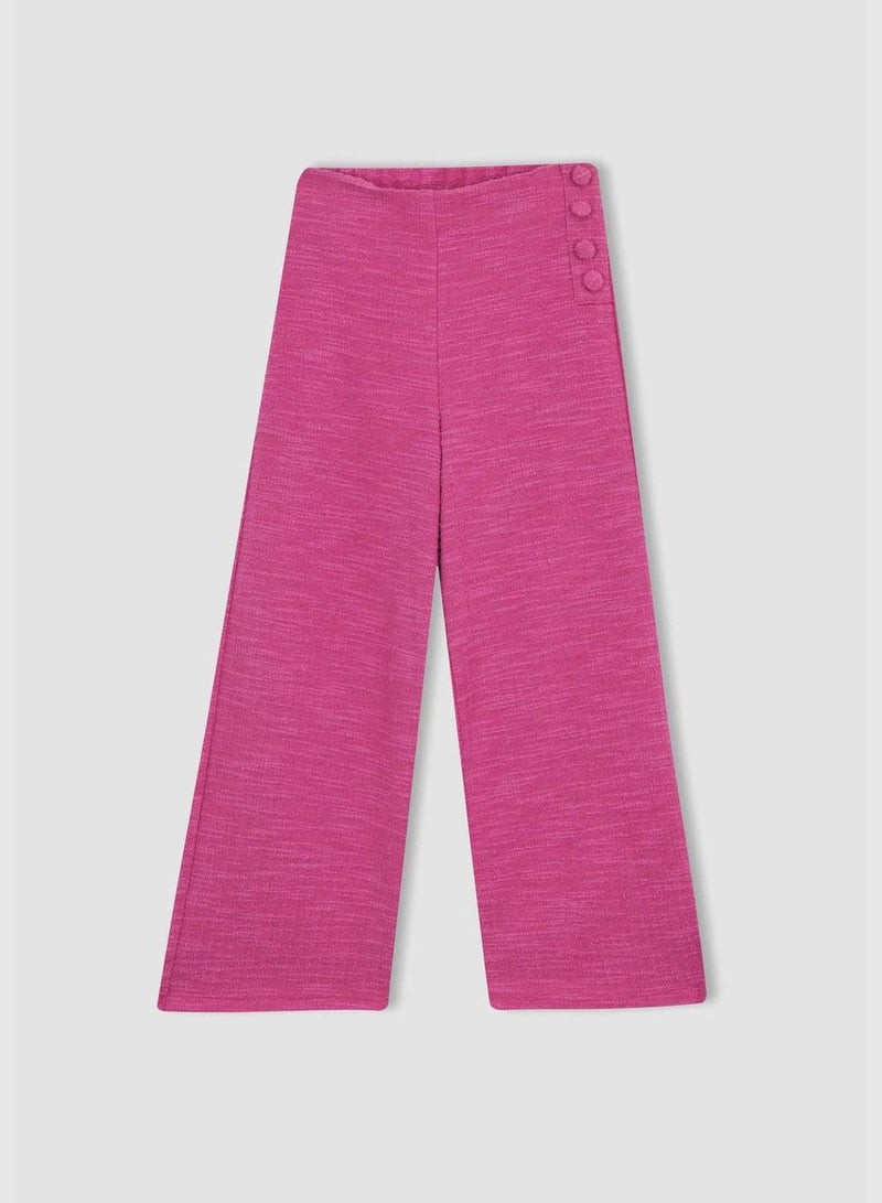 Girl Wide Leg Knitted Trousers