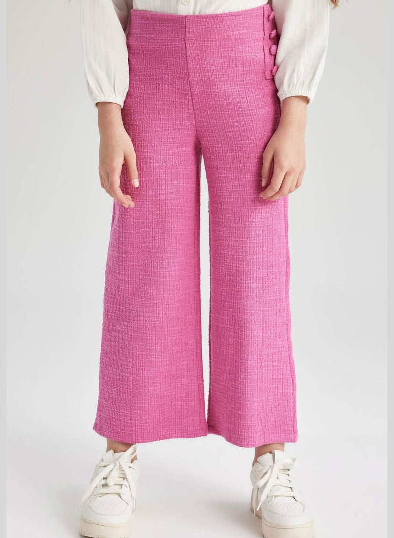 Girl Wide Leg Knitted Trousers