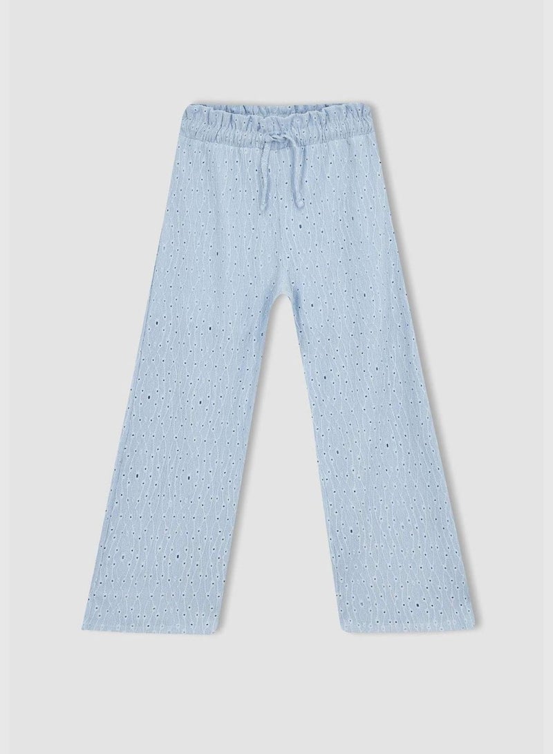Girl Wide Leg Knitted Trousers