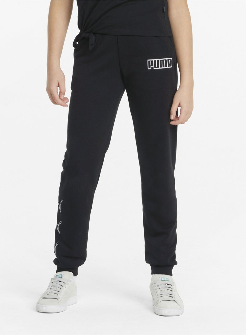 Logo Detailed Girls Joggers