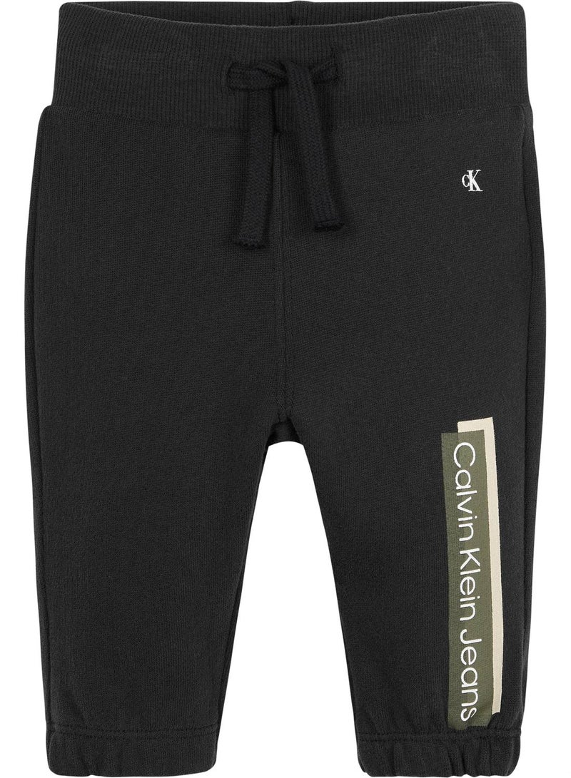 Calvin Klein Jeans Baby's Sweatpants - Newborn - Cotton , Black