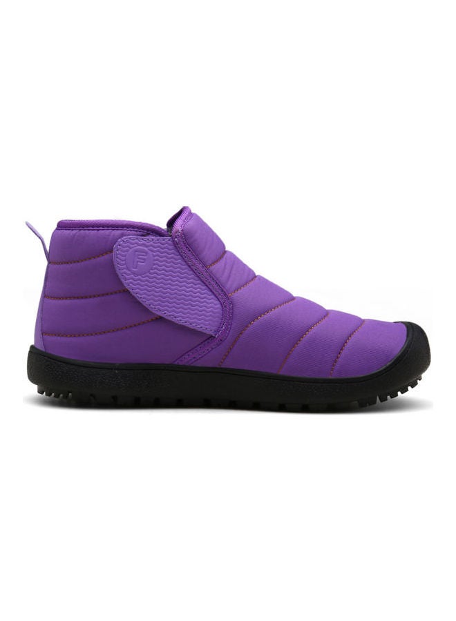 Winter Slip-On Snow Boots Purple/Black