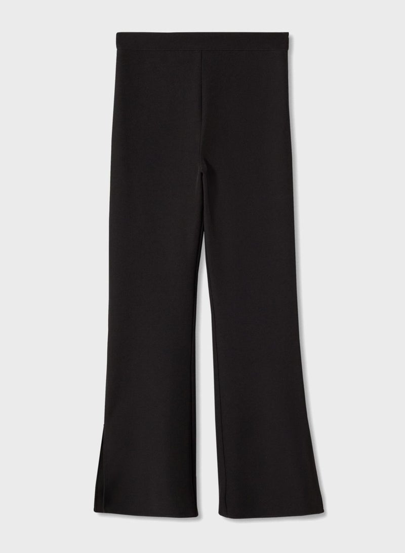 Kids Side Slit Trousers