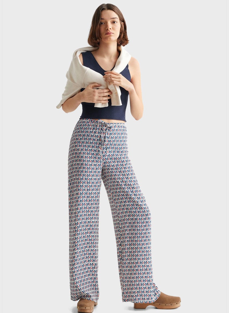 Youth Geo Printed Trousers