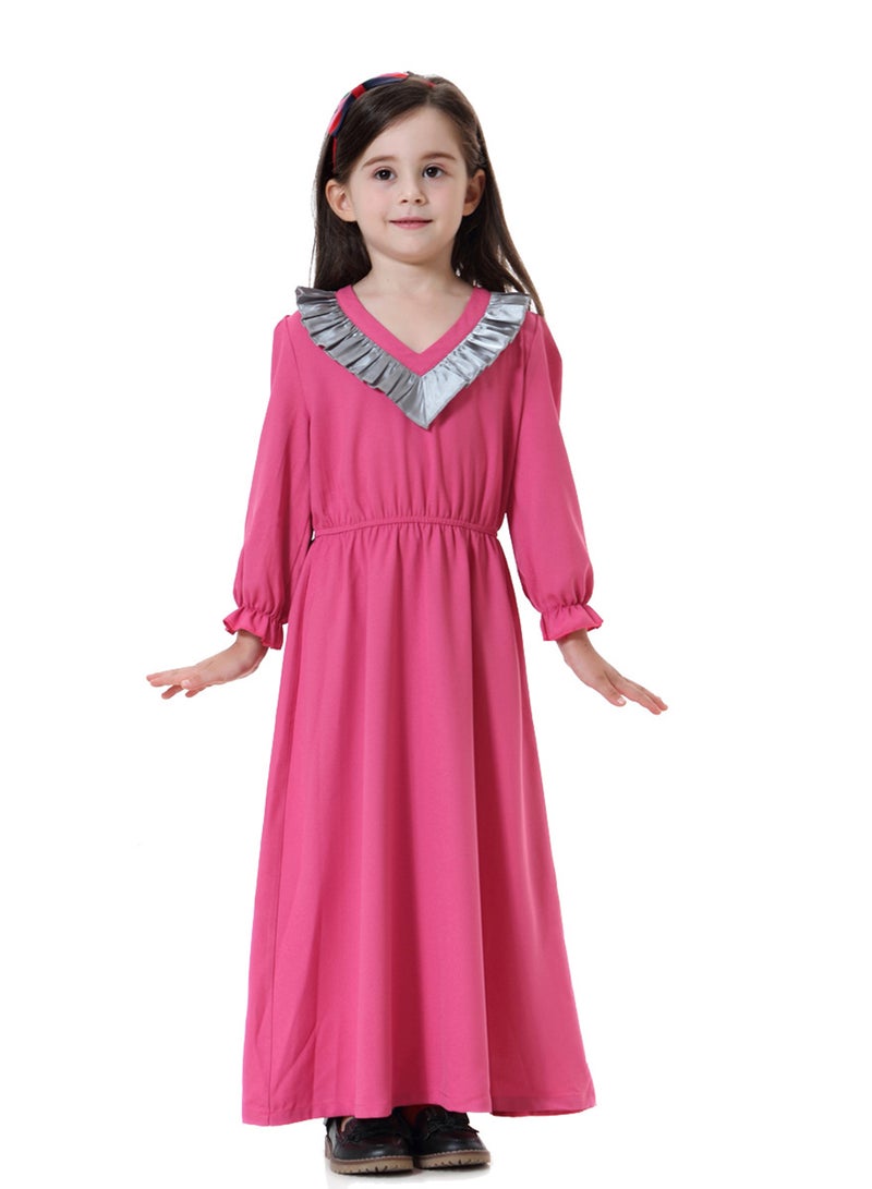 Abaya Maxi Dress Rose