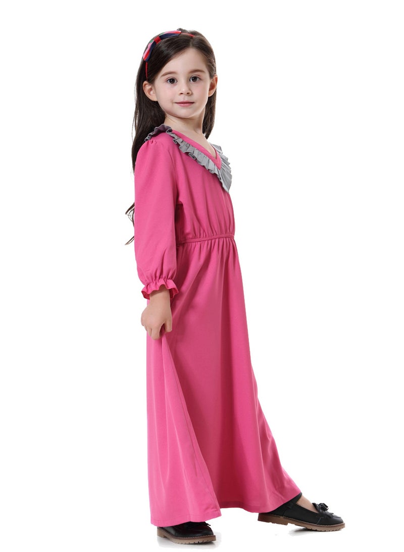 Abaya Maxi Dress Rose