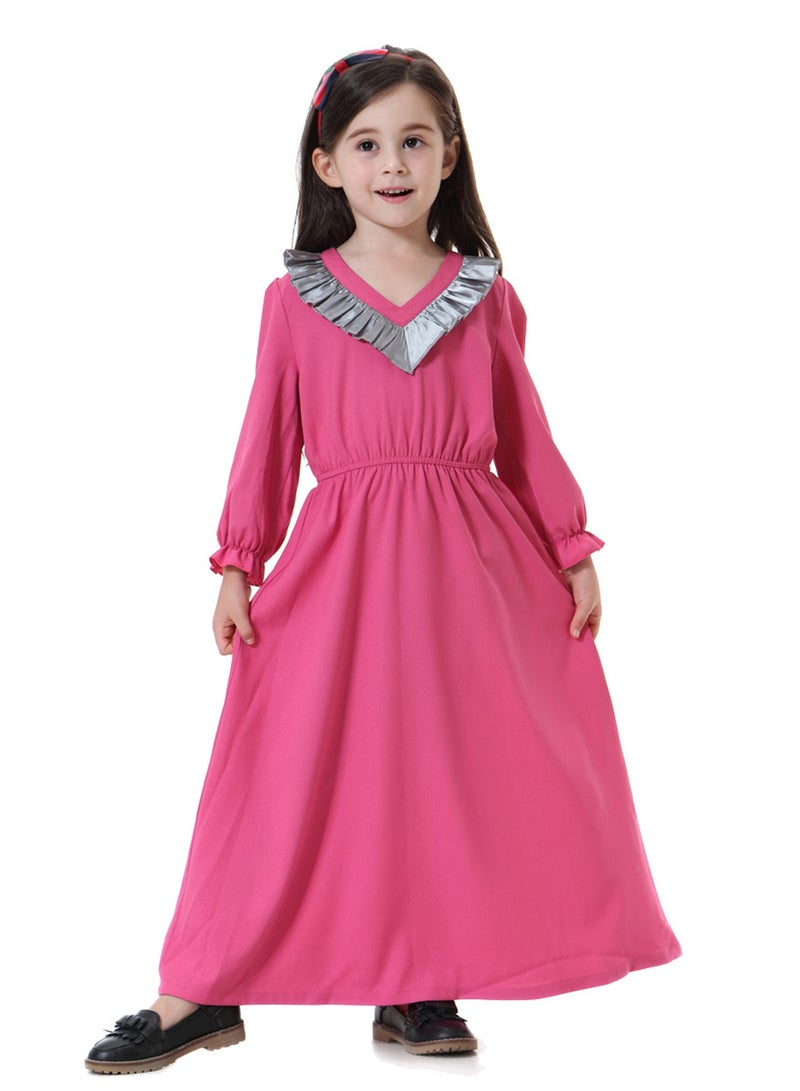 Abaya Maxi Dress Rose