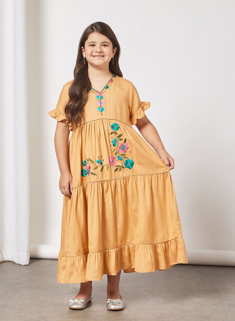 Kids Embroidered Jalabiya