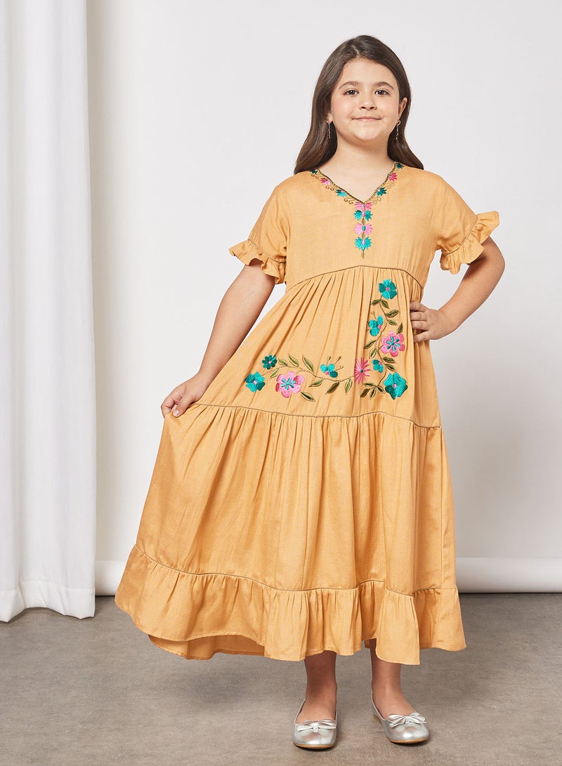 Kids Embroidered Jalabiya