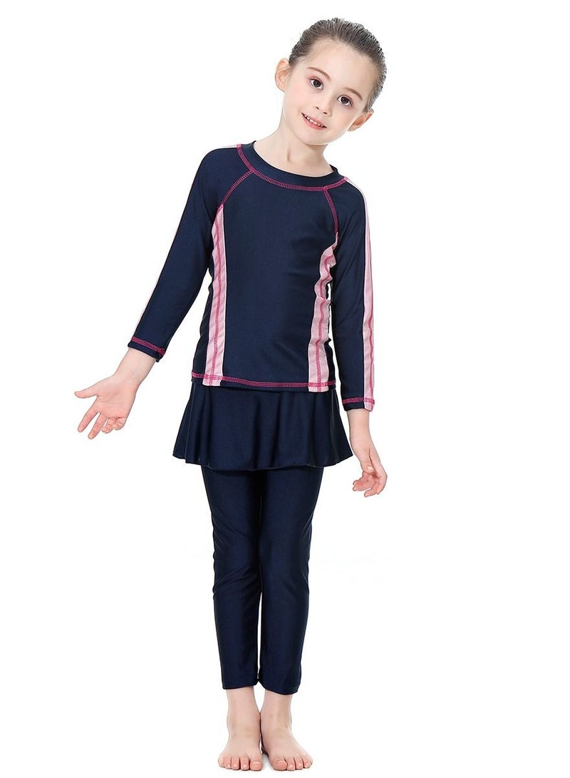 Girl Swimwear Long Sleeve and Long Trousers