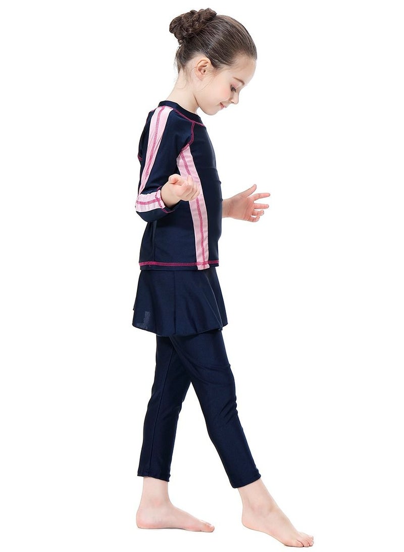 Girl Swimwear Long Sleeve and Long Trousers