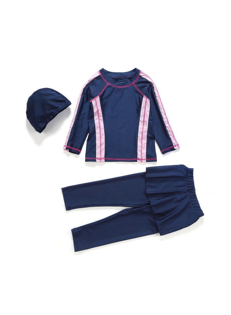 Girl Swimwear Long Sleeve and Long Trousers