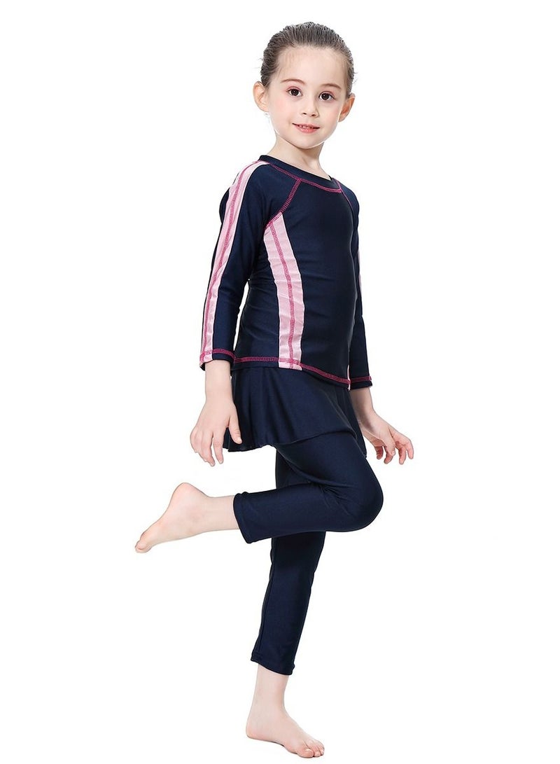 Girl Swimwear Long Sleeve and Long Trousers