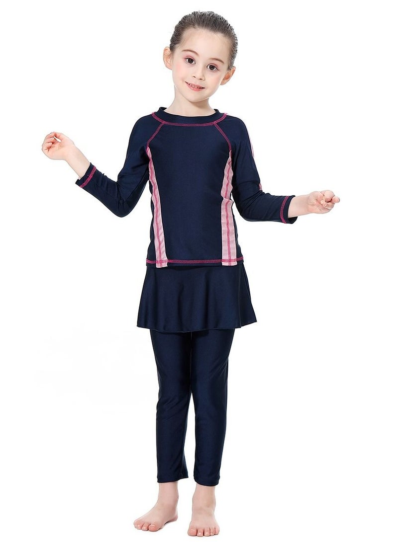 Girl Swimwear Long Sleeve and Long Trousers