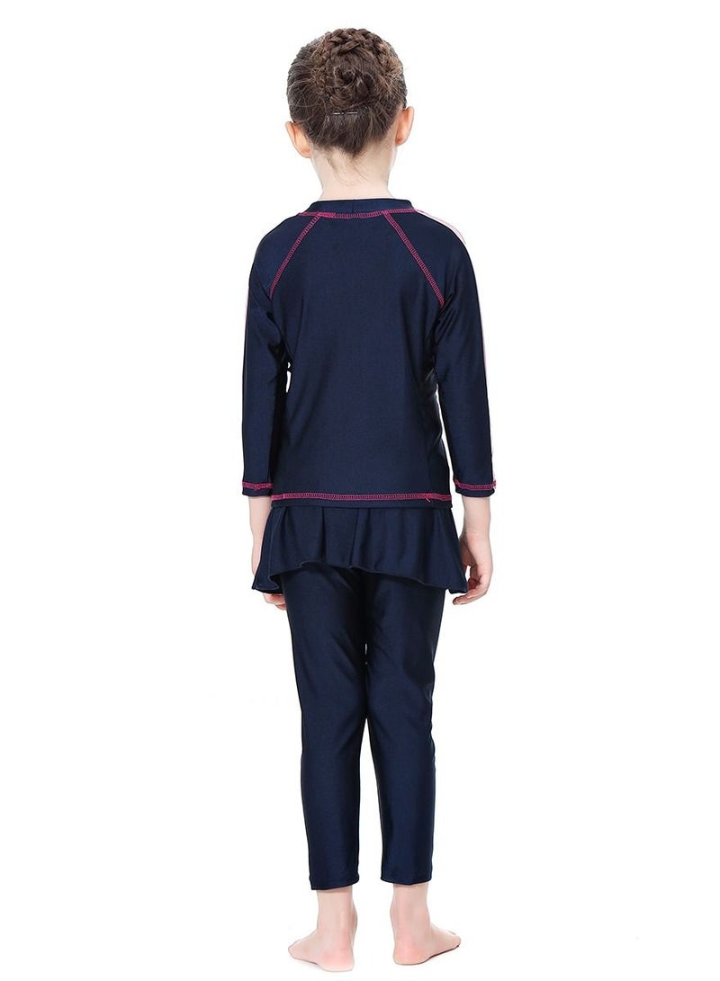 Girl Swimwear Long Sleeve and Long Trousers