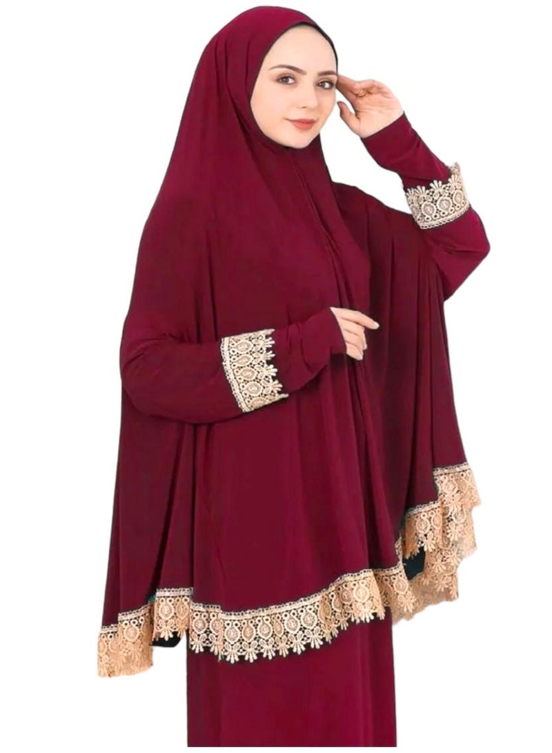 Women praying clothes, one size fits all women, distinctive design material, made in Turkey