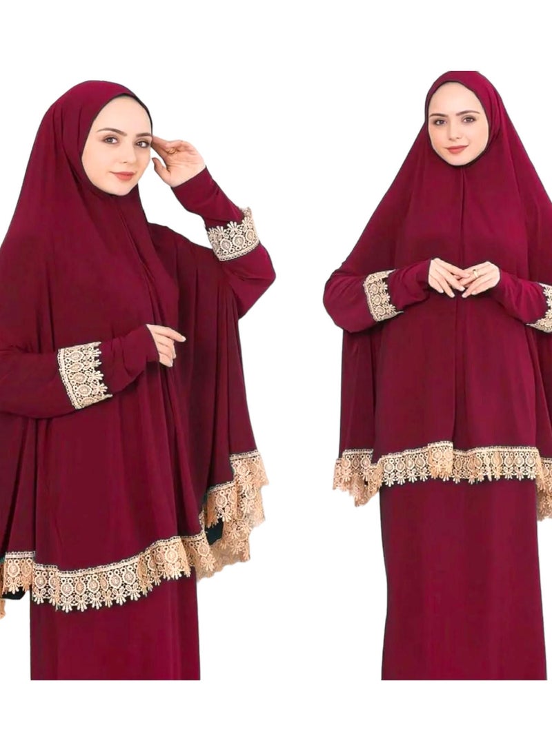 Women praying clothes, one size fits all women, distinctive design material, made in Turkey