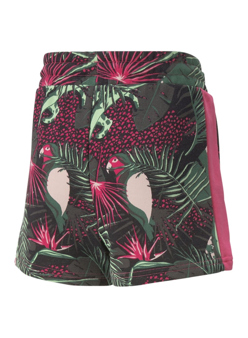 T7 Vacay Queen Kids Girls Printed Shorts