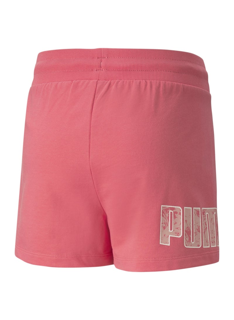 Power Kids Girls High Waist Shorts