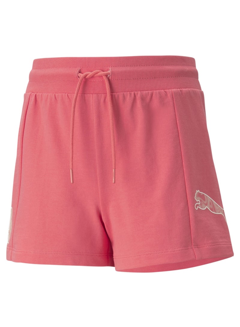 Power Kids Girls High Waist Shorts