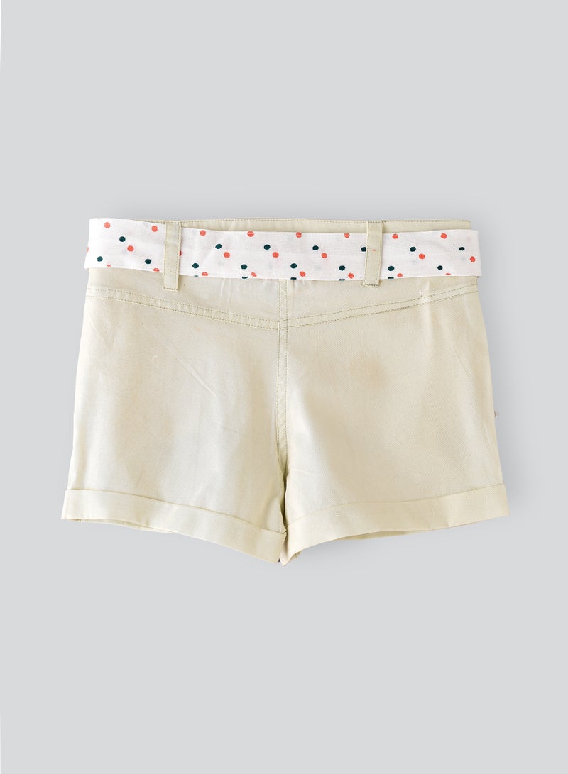 Sunshine Sprints: Girls' Soft Cotton Shorts Playful Comfort & Summer Adventures