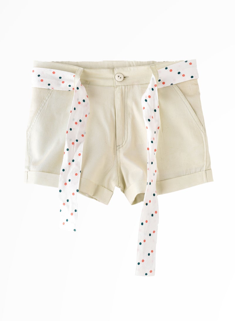 Sunshine Sprints: Girls' Soft Cotton Shorts Playful Comfort & Summer Adventures