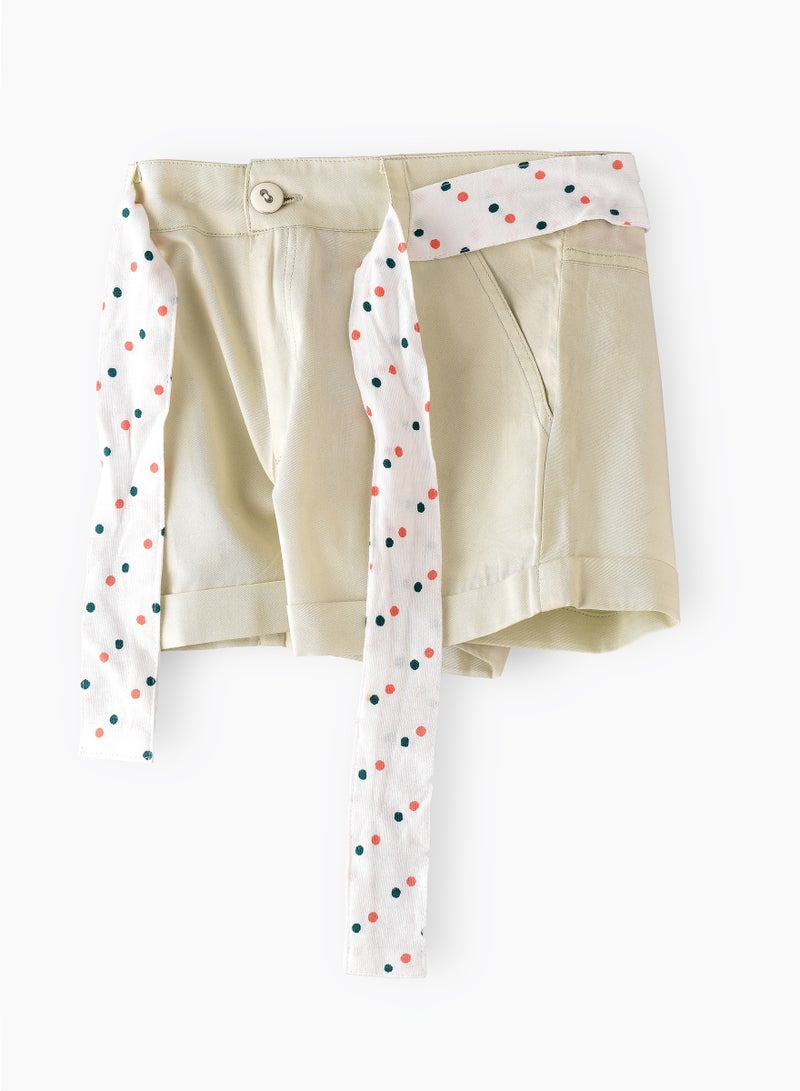 Sunshine Sprints: Girls' Soft Cotton Shorts Playful Comfort & Summer Adventures