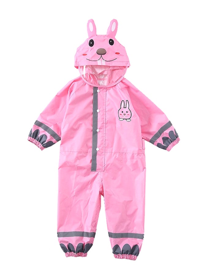 Breathable Waterproof Raincoat Pink