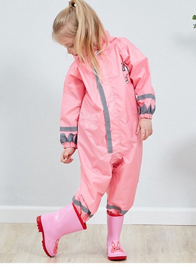 Breathable Waterproof Raincoat Pink