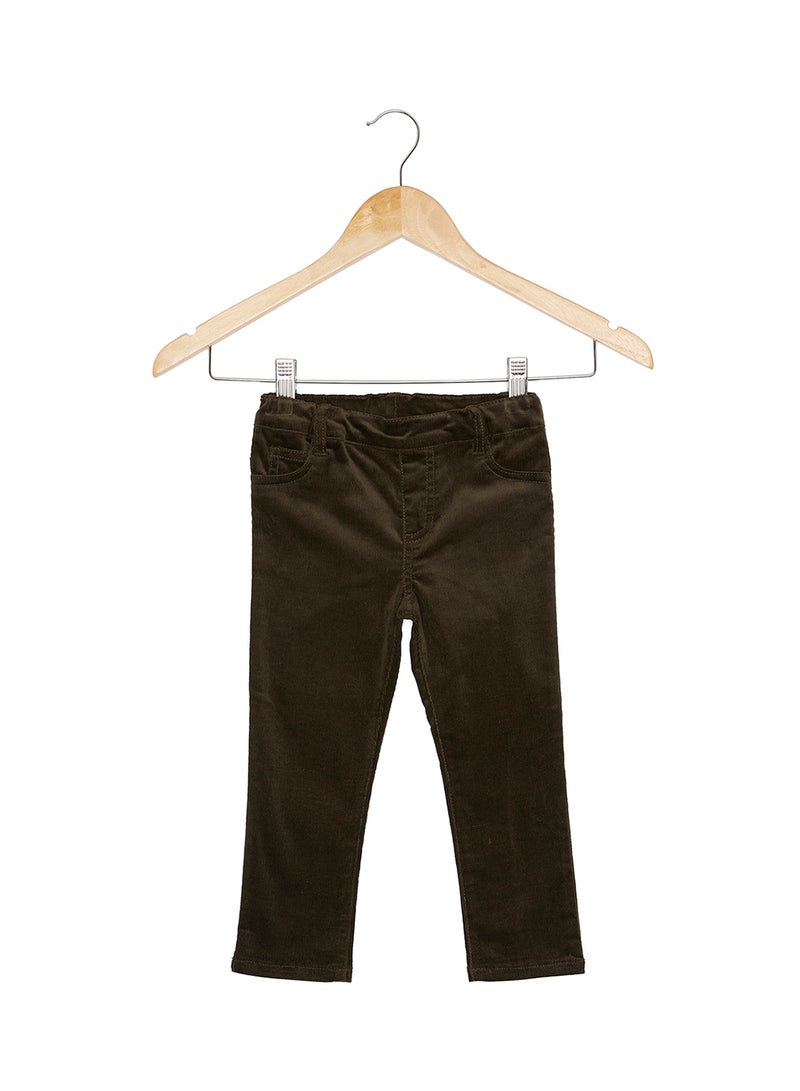 Classic Cord Jegging Brown