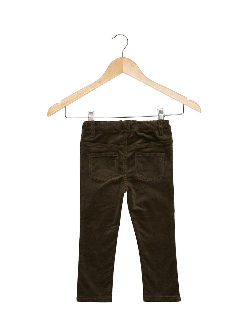 Classic Cord Jegging Brown
